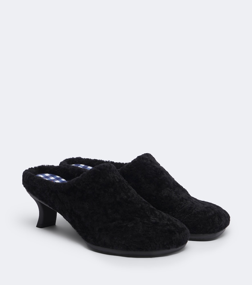 Mules Dive in shearling
