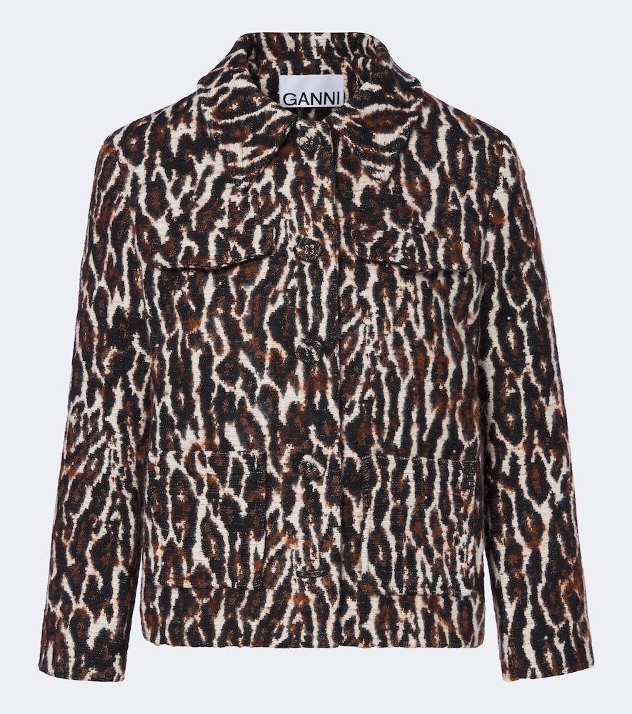 Leopard-Print Jacket