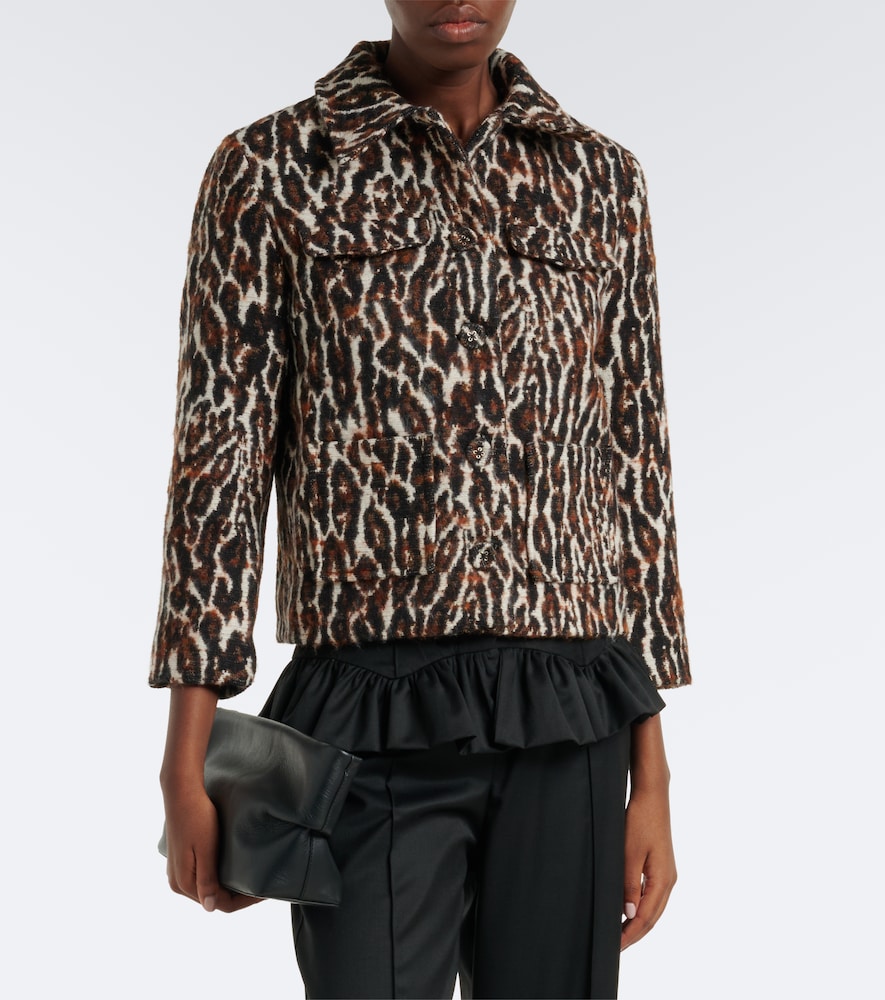 Leopard-Print Jacket