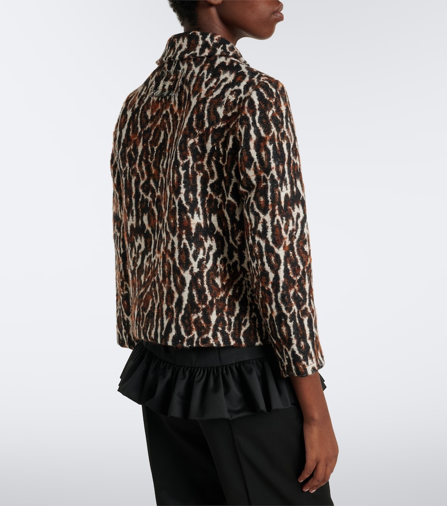 Leopard-Print Jacket