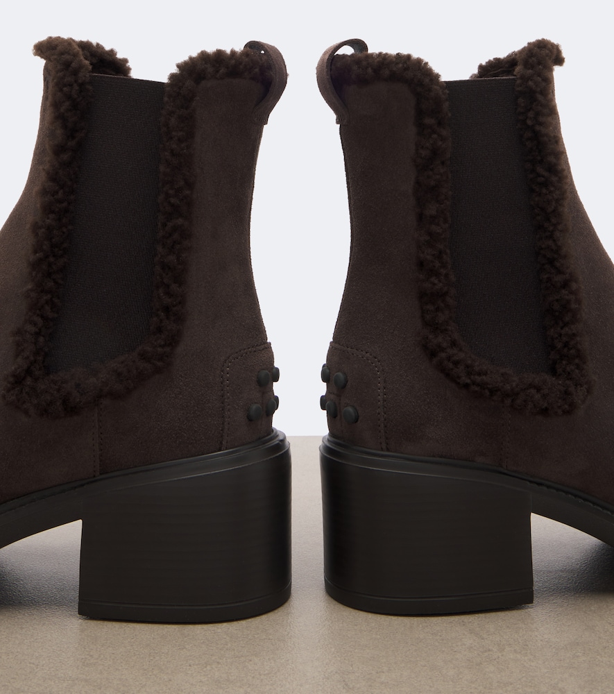 Shearling-Lined Ankle Boots