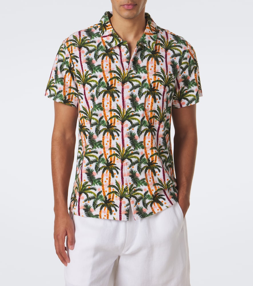 Charli Printed Cotton-Blend Terry Shirt