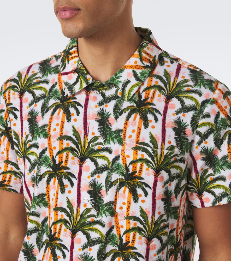 Charli Printed Cotton-Blend Terry Shirt