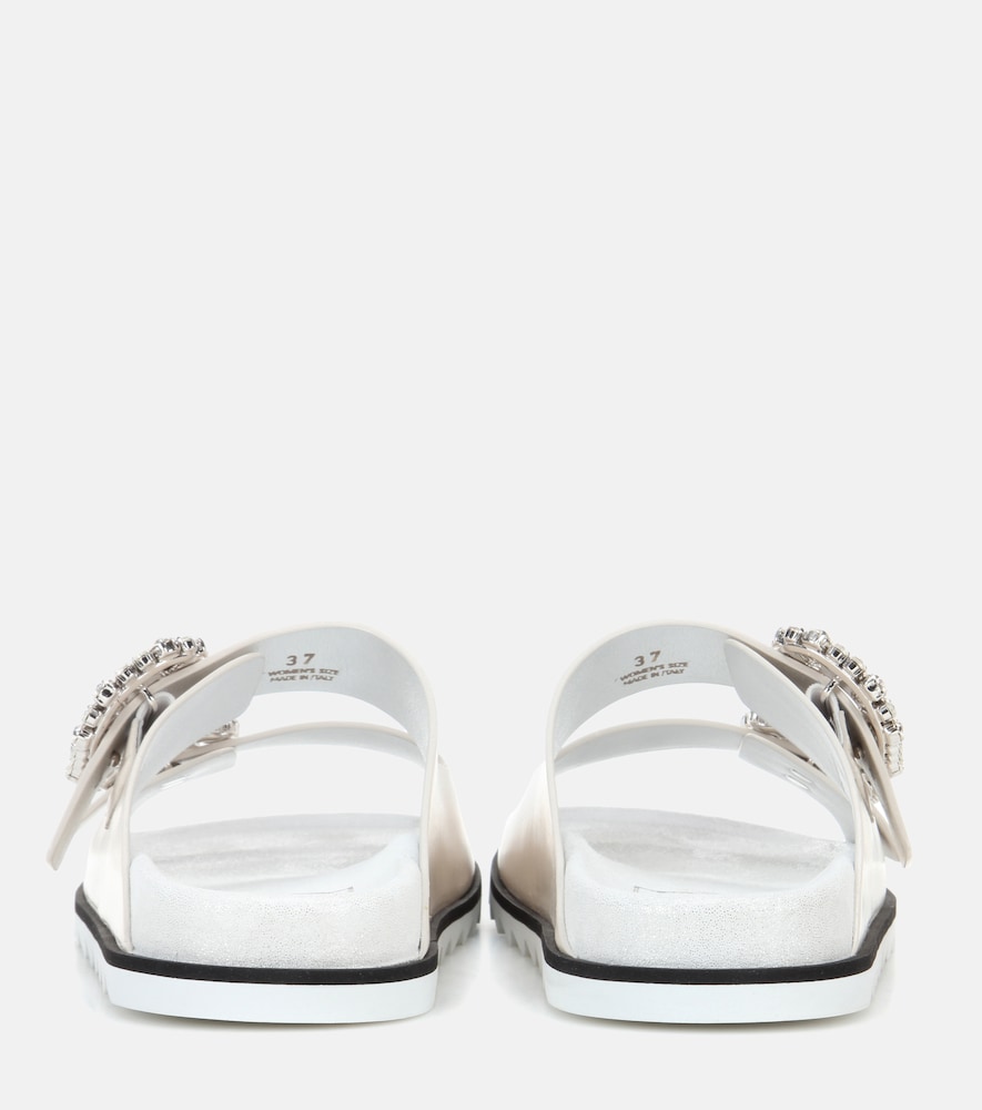  Roger Vivier Roger Vivier Sandalen Slidy Viv'  Aus Leder 