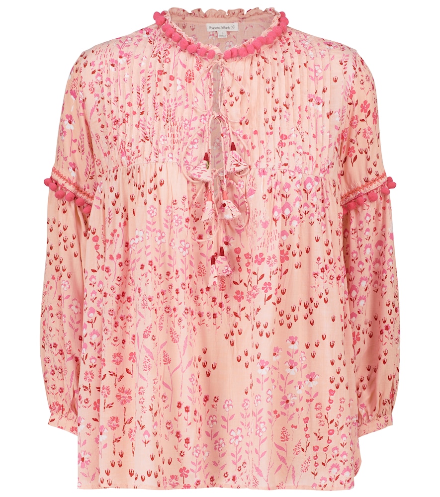 Poupette St Barth Blouse Clara fleurs 175 €