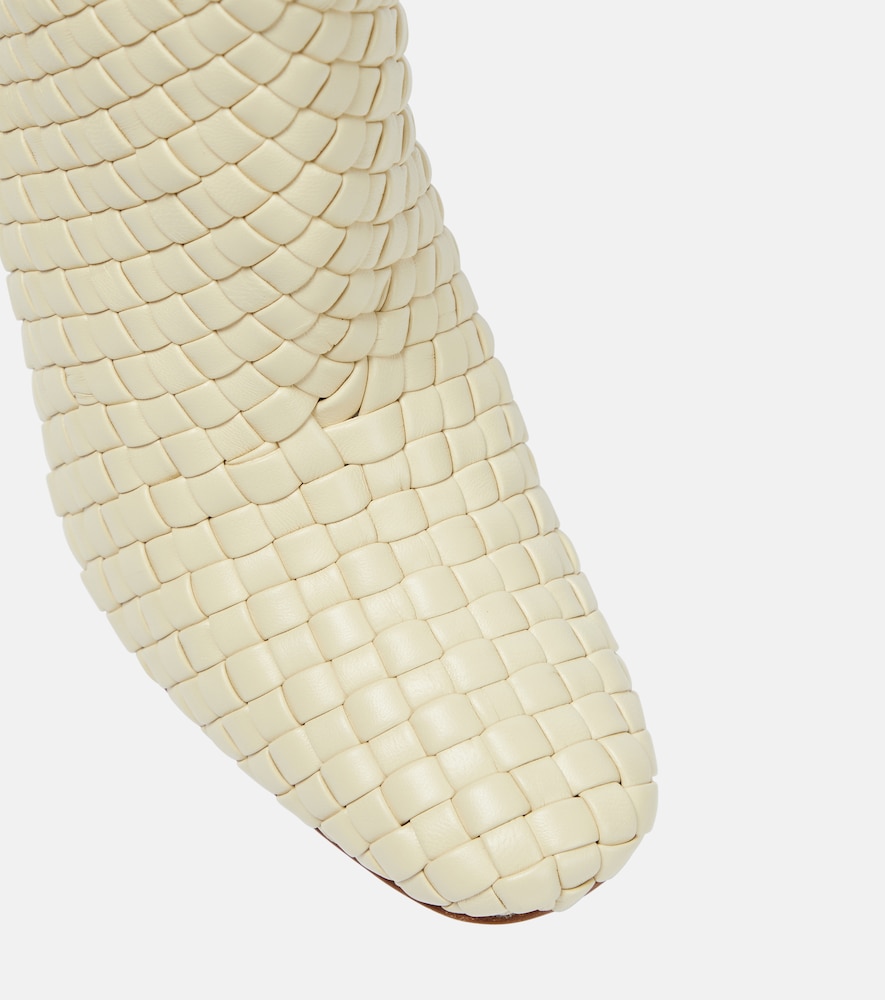  Bottega Veneta Bottega Veneta Canalazzo Leather Ankle Boots 