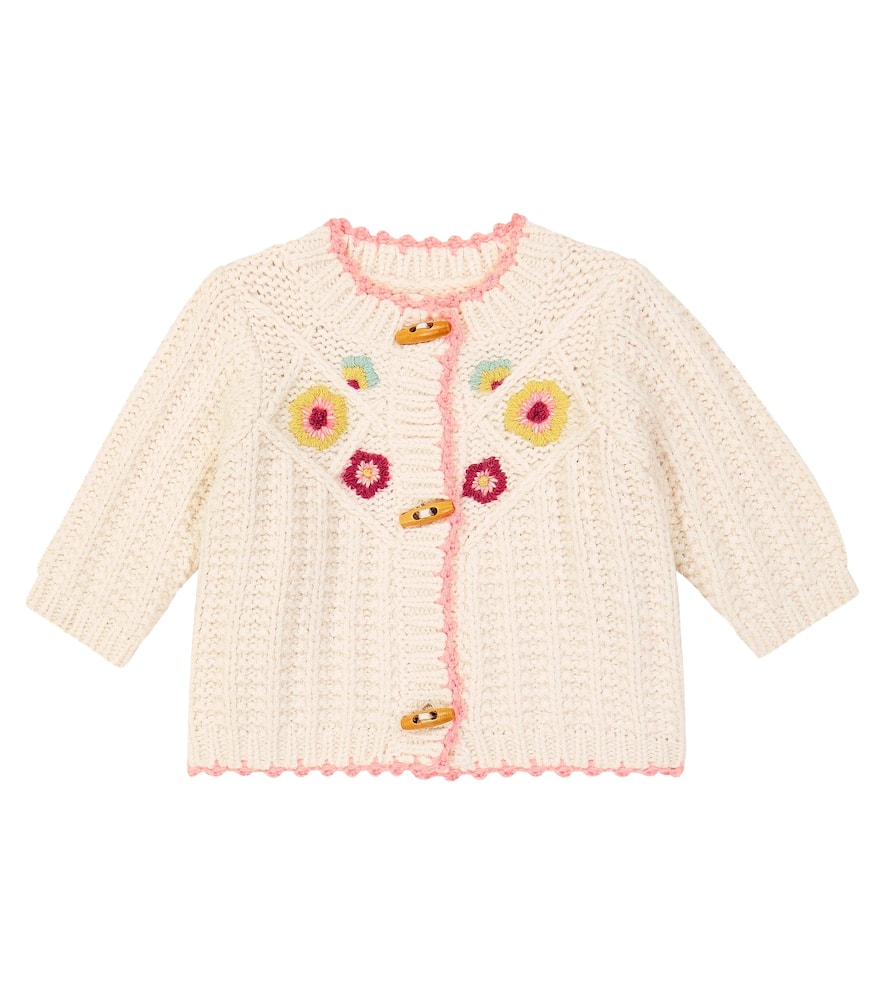 Louise Misha Baby Shenna floral cardigan