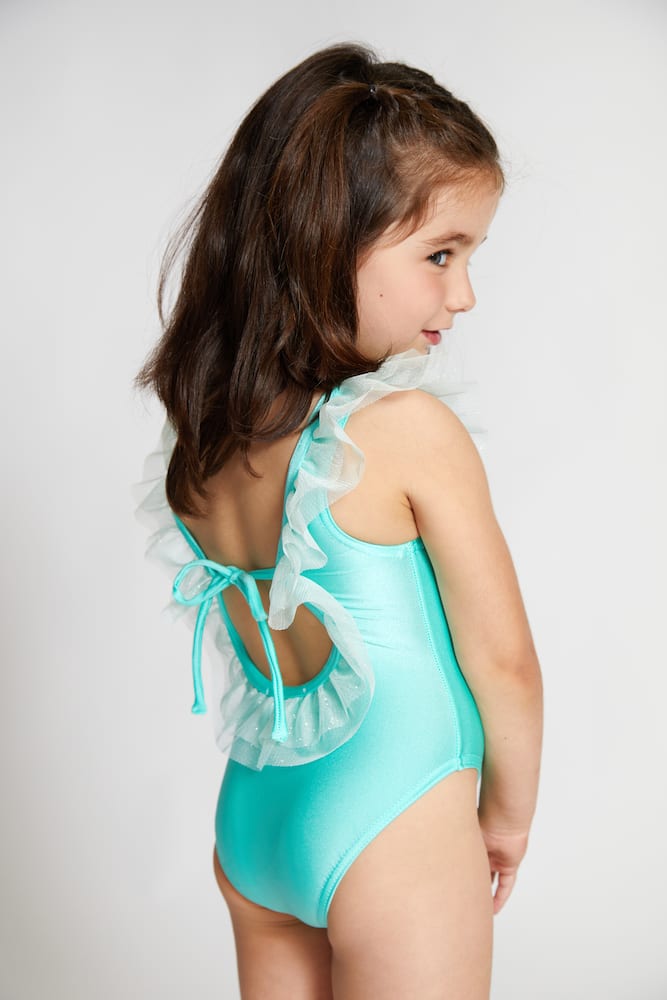 Shop Suncracy Napoles Eight Swimsuit In Green