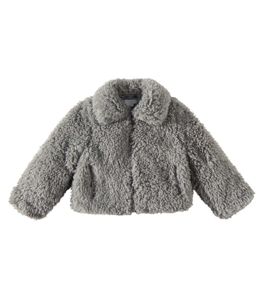 Stella McCartney Kids Faux shearling jacket　ステラ マッカートニー キッズ フェイクムートン ジャケット Stella