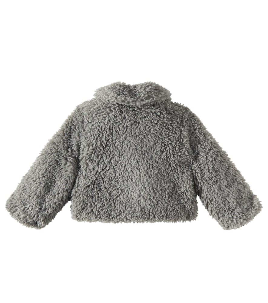  Stella Mccartney Kids Stella Mccartney Kids Faux Shearling Jacket 
