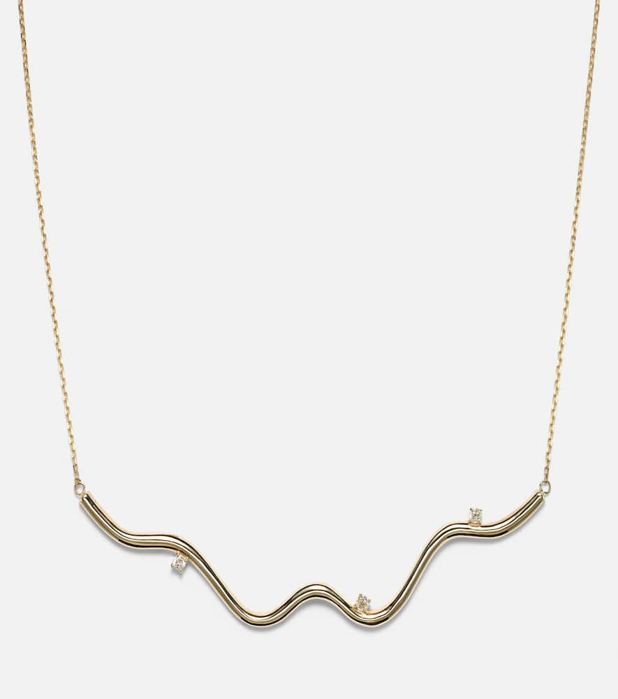 Shop Stone And Strand Harbor Lights 10kt Gold Necklace With Diamonds