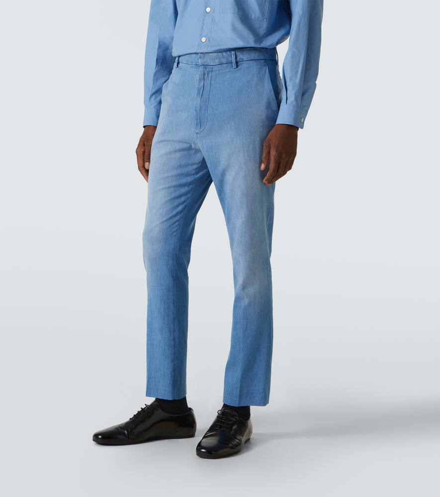 Prada Mid-rise Slim Jeans In Blue