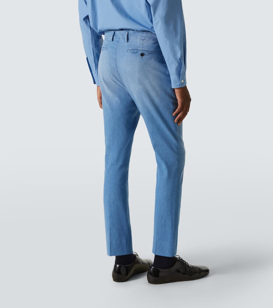 Prada Mid-rise Slim Jeans In Blue