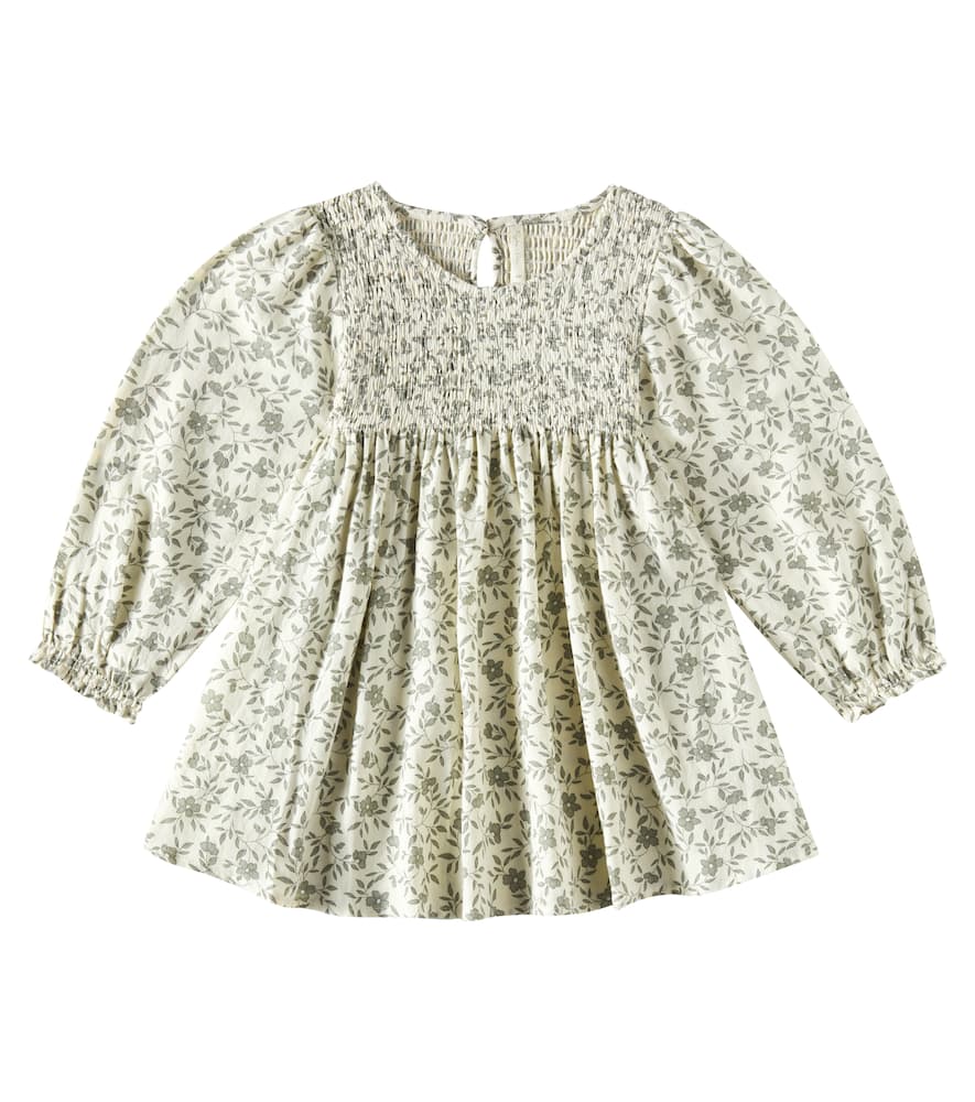 Rylee + Cru Capri floral linen-blend dress
