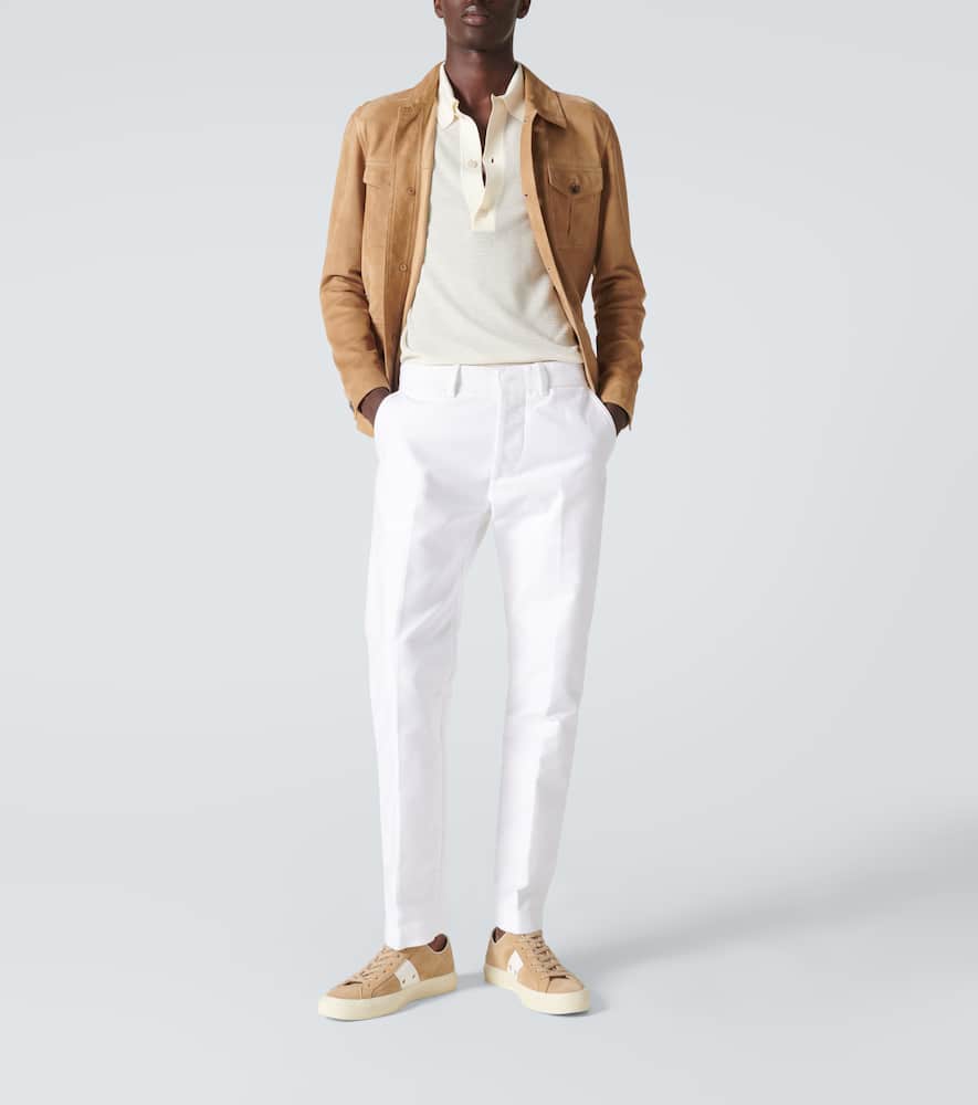 Tom Ford Cotton Pants In White
