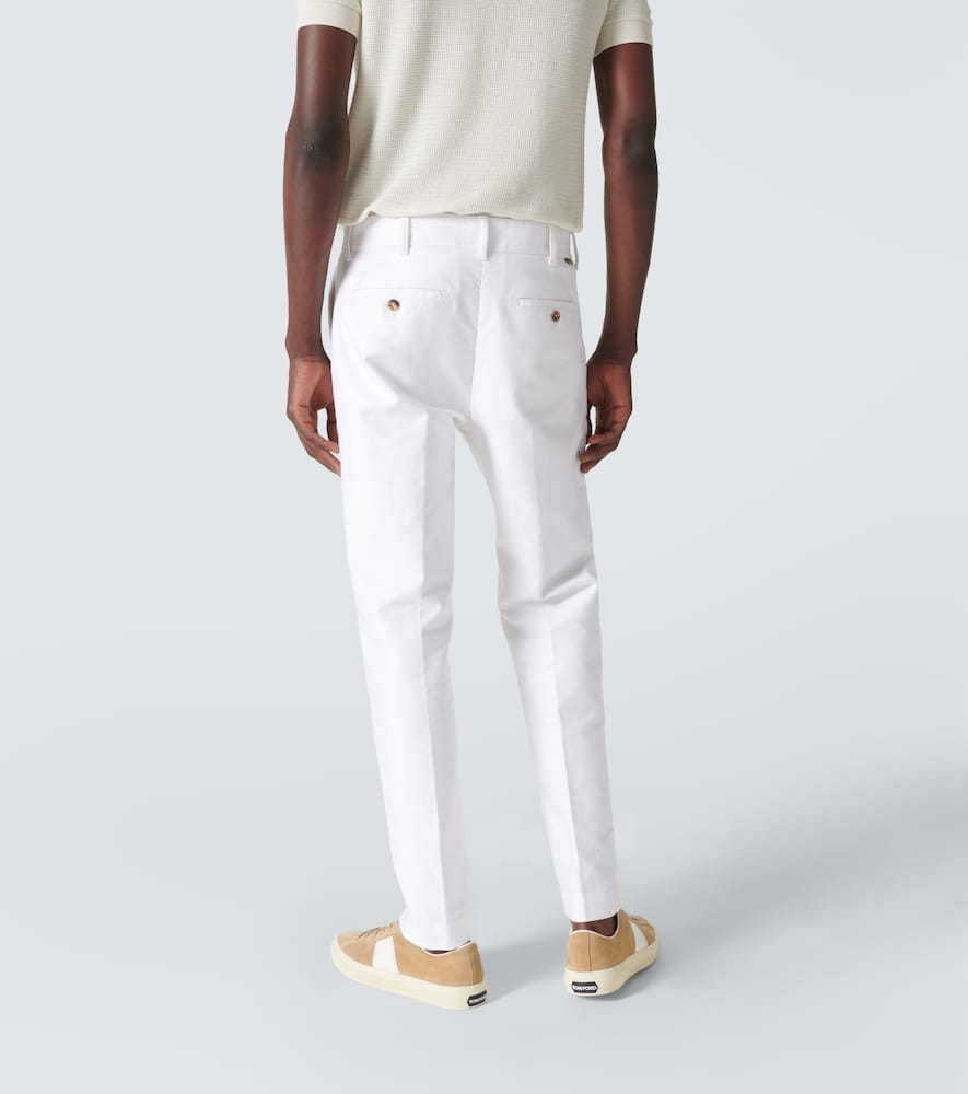 Tom Ford Cotton Pants In White