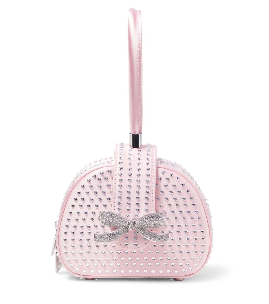 Self-Portrait Kids Heart embellished wallet on chain