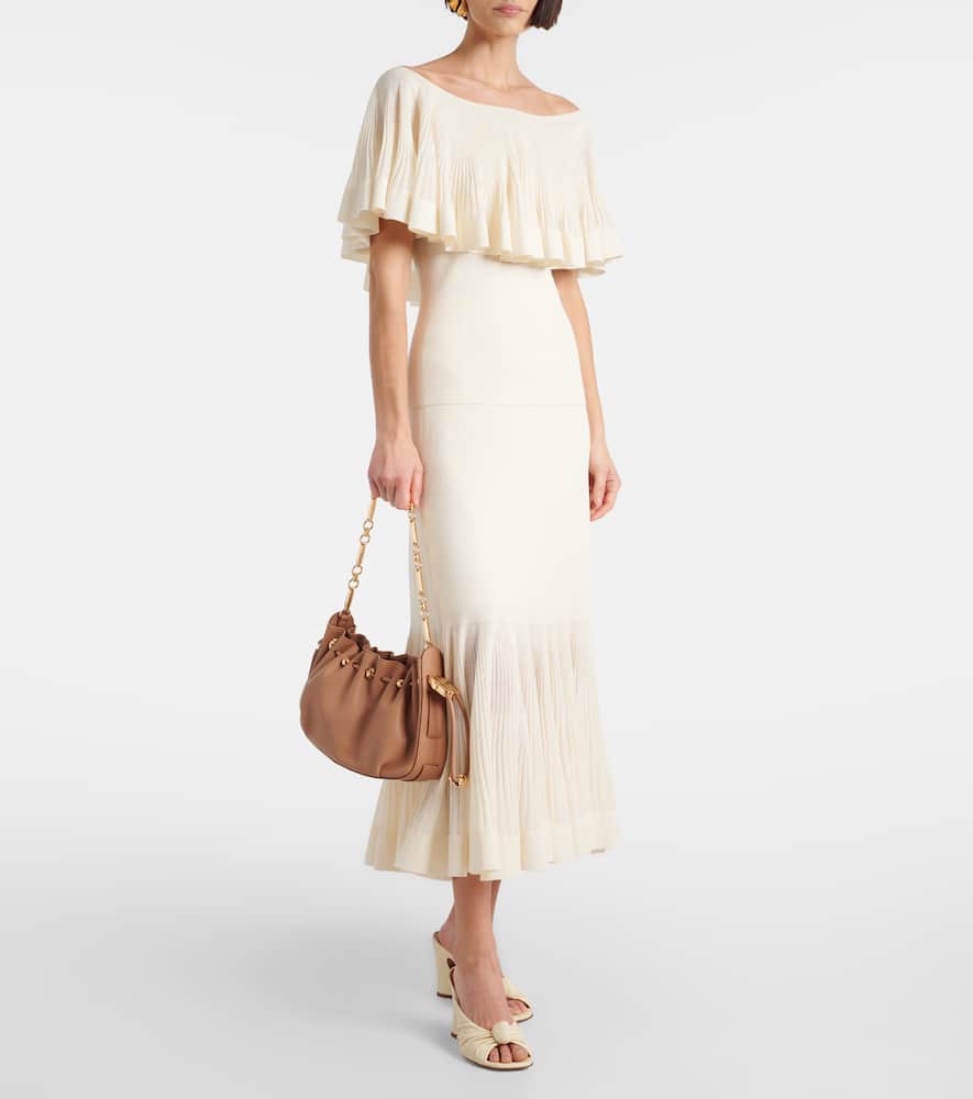 Zimmermann Halcyon Bucket Bag In Pink