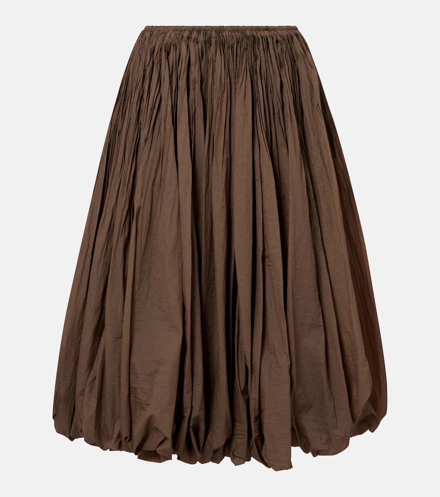 Alaïa Flared balloon maxi skirt