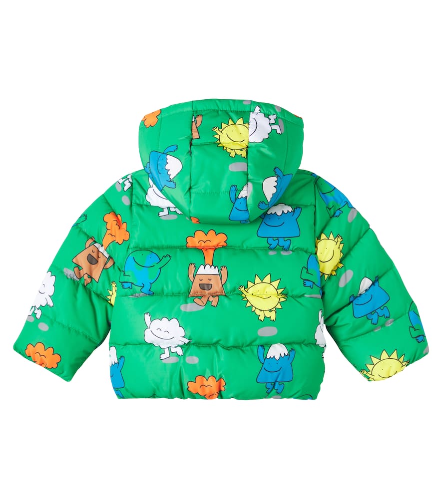 Stella Mccartney Printed Jacket In Green