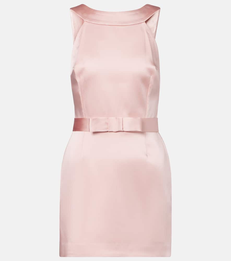 Delphine satin minidress