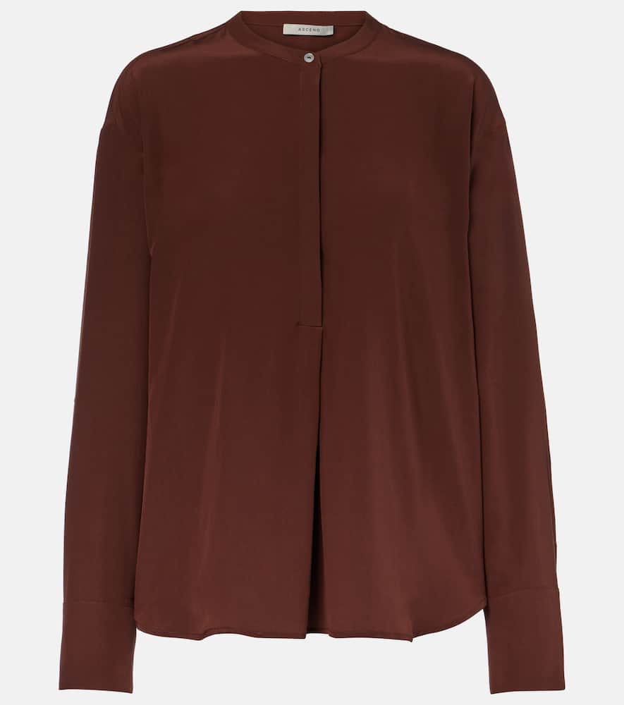 Remy silk crêpe shirt