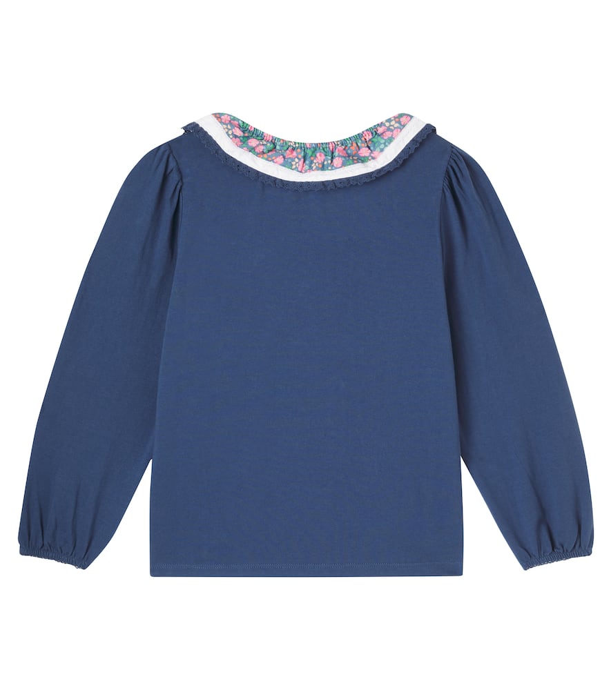 Konges Sløjd Pami Cotton Blouse In Blue
