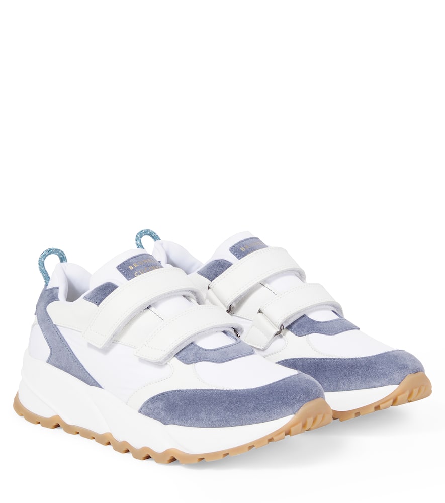 Brunello Cucinelli Leather Sneakers In White