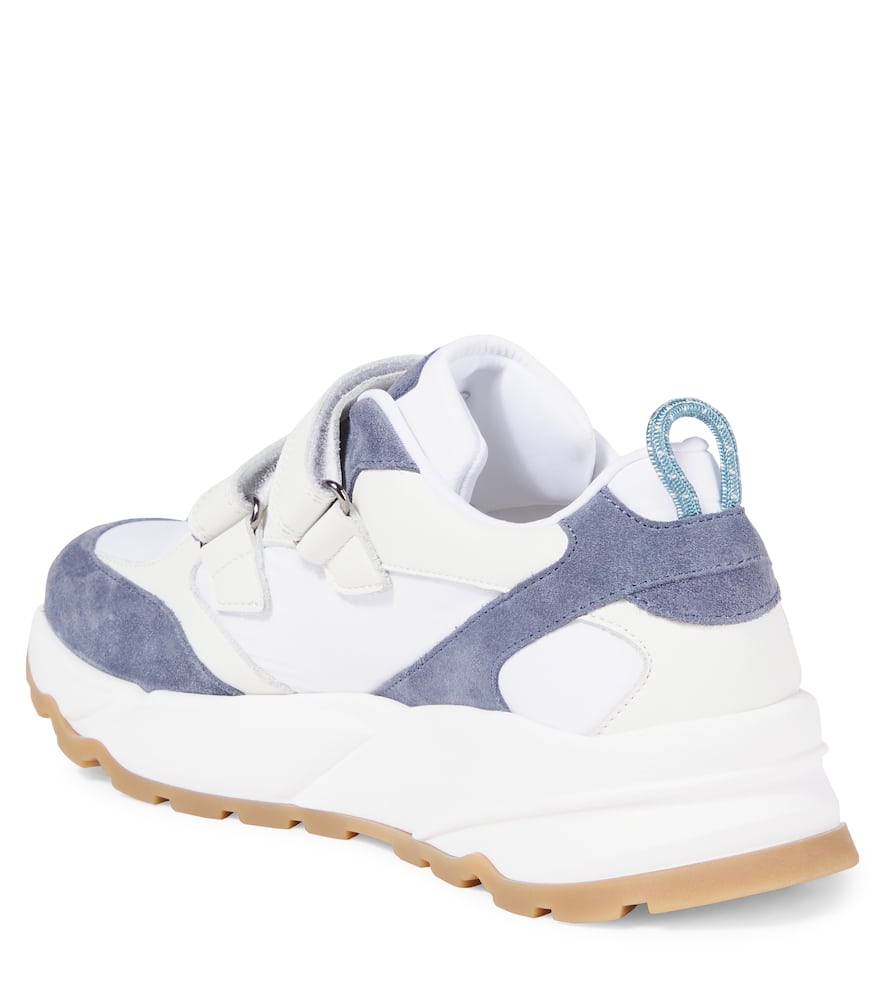 Brunello Cucinelli Leather Sneakers In White
