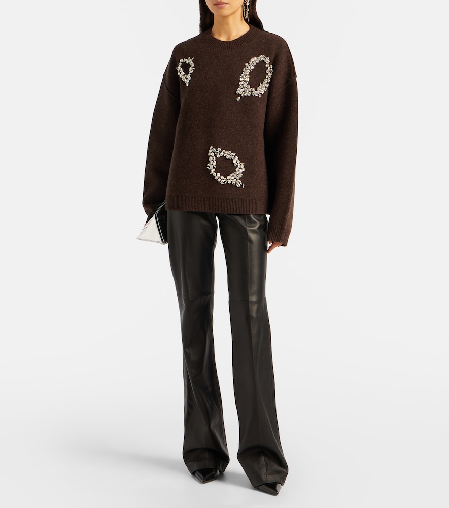  Jacques Wei Jacques Wei Embroidered Wool Sweater 