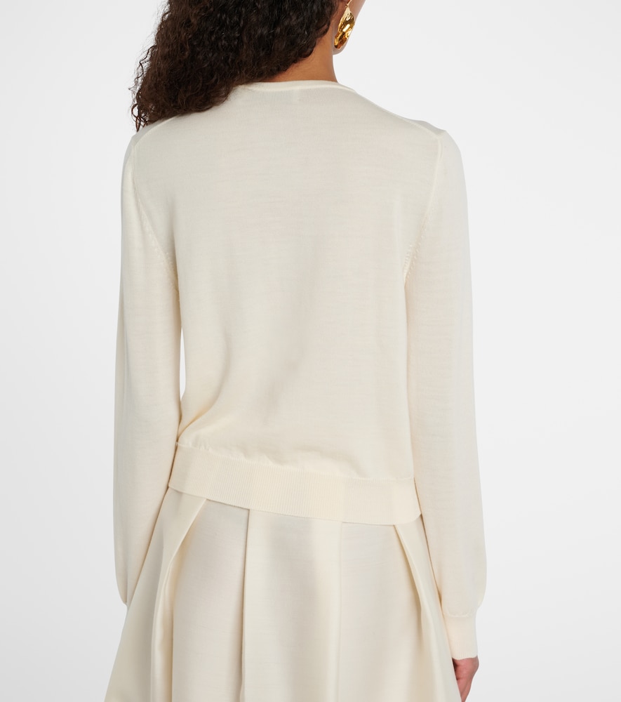  Oscar De La Renta Oscar De La Renta Cardigan Foxgloves Aus Schurwolle 
