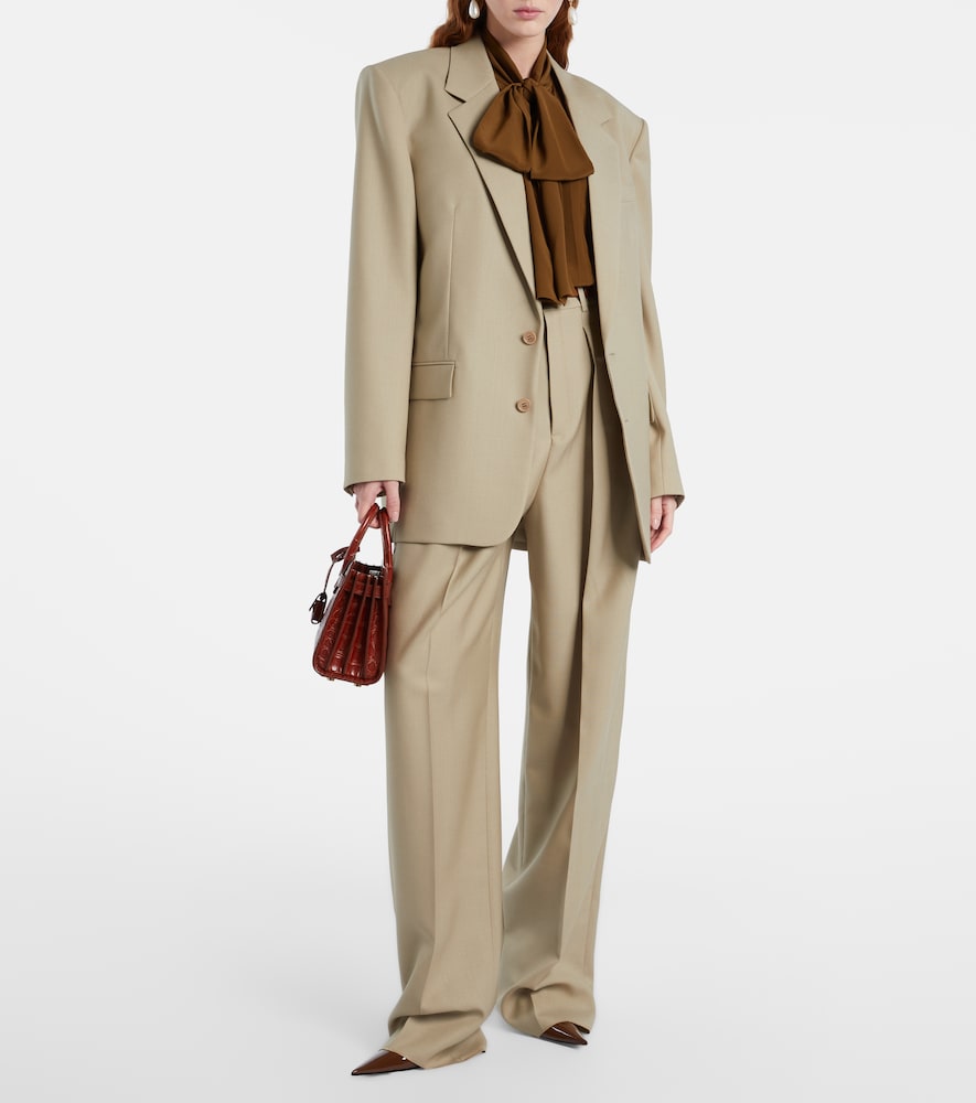  Saint Laurent Saint Laurent Blazer Aus Wolle Und Seide 
