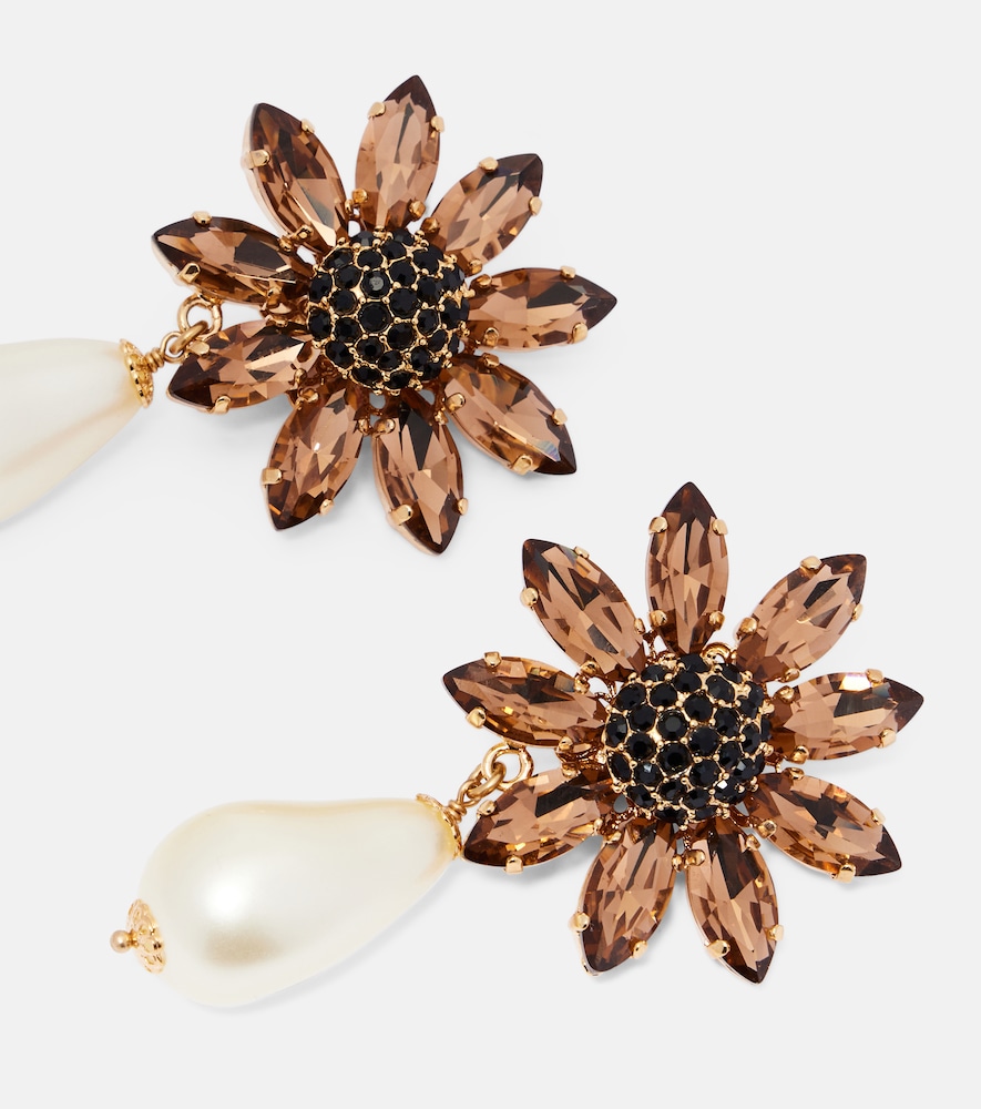  Dolce&gabbana Dolce&gabbana Re-edition Embellished Clip-on Earrings 