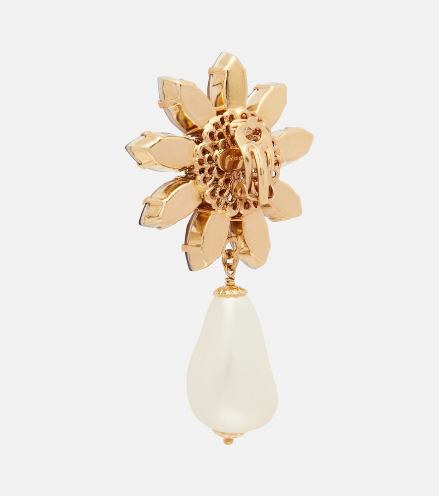  Dolce&gabbana Dolce&gabbana Re-edition Embellished Clip-on Earrings 
