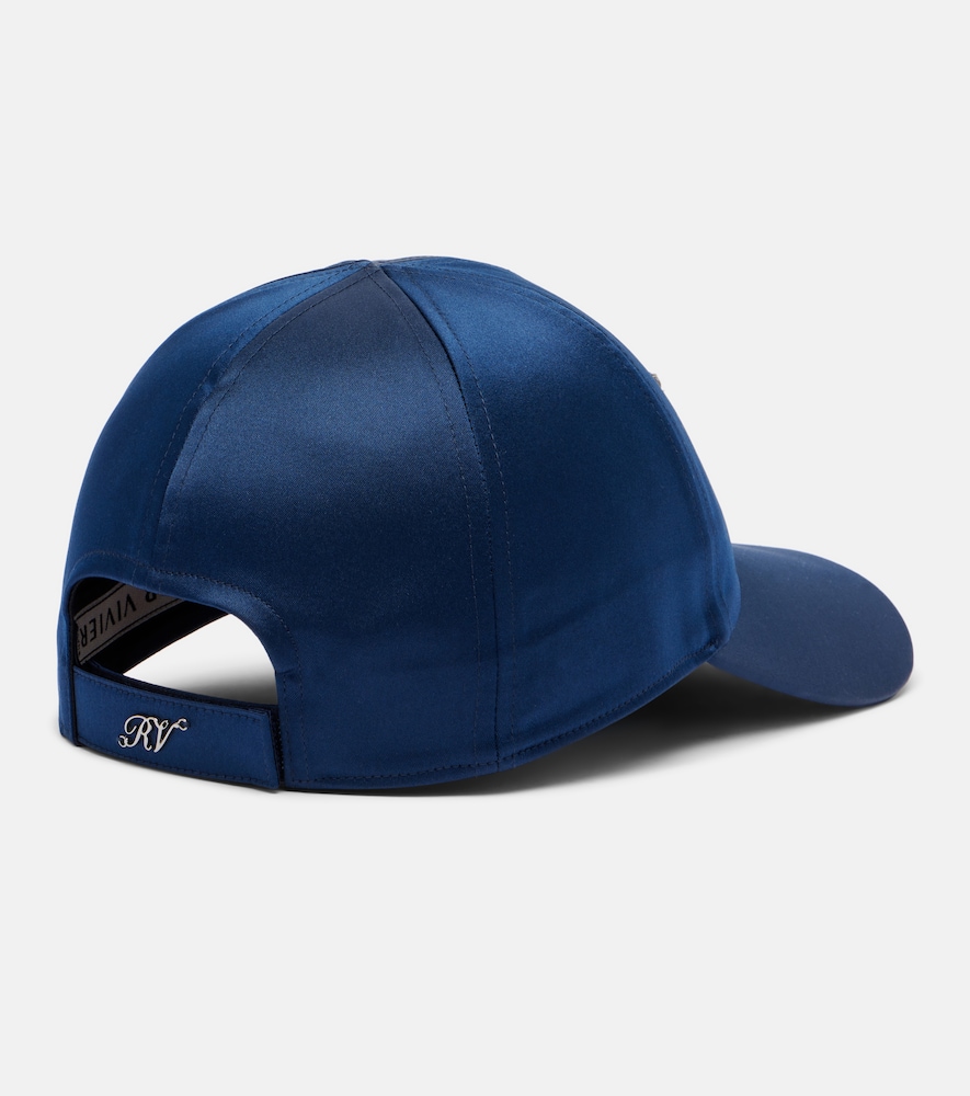  Roger Vivier Roger Vivier Baseballcap Efflorescence Aus Satin 