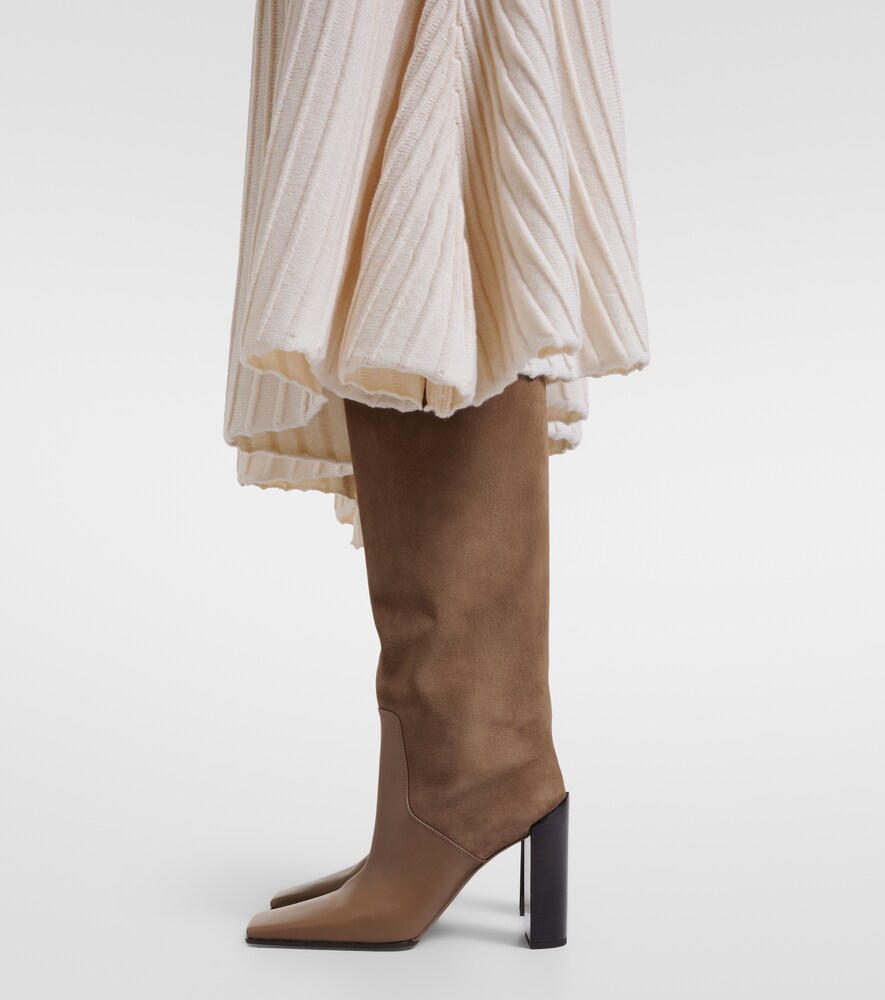 Alaïa Leather knee-high boots