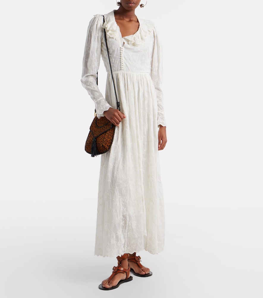 Isabel Marant Zoen floral cotton and silk maxi dress