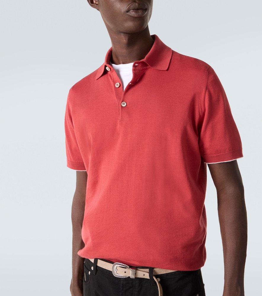  Brunello Cucinelli Brunello Cucinelli Polohemd Aus Baumwoll-piqué 