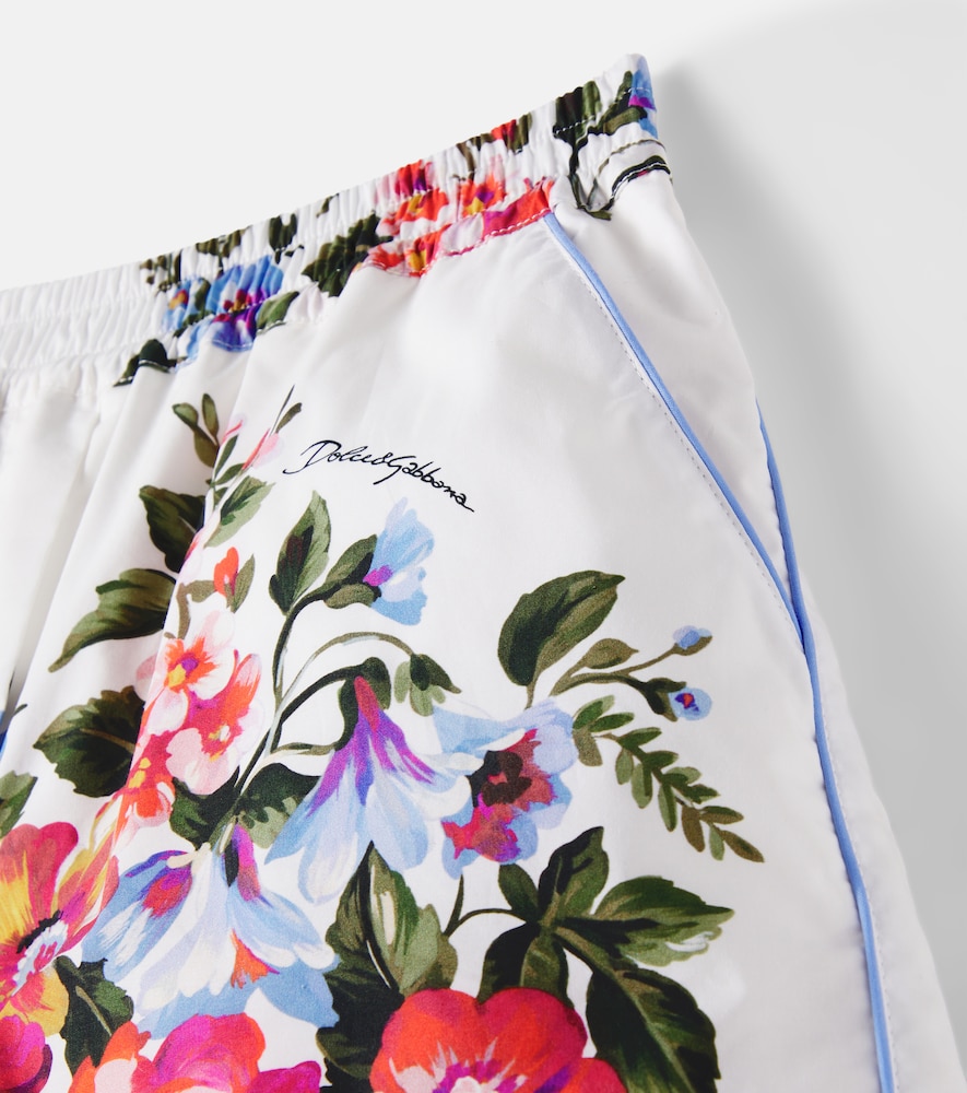  Dolce&gabbana Kids Dolce&gabbana Kids Shorts Aus Baumwollpopeline 
