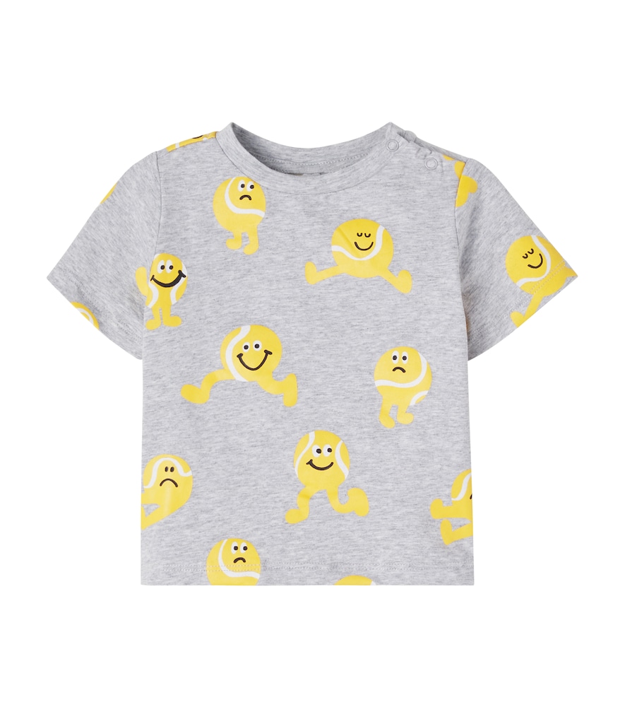 Stella McCartney Kids Baby printed cotton-blend jersey T-shirt　ステラ マッカートニー キッズ ベビー プリント コットンブレンド ジャージ T シャツ Stella