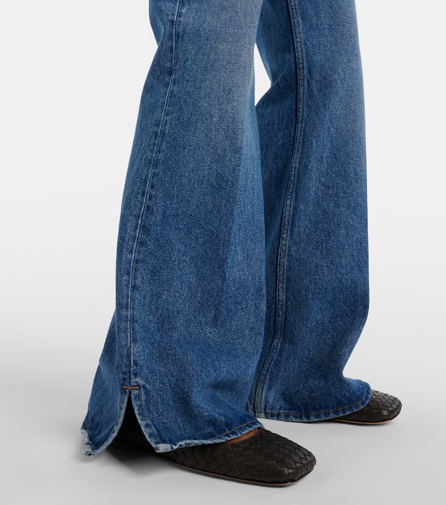  Bottega Veneta Bottega Veneta High-rise Flared Jeans 
