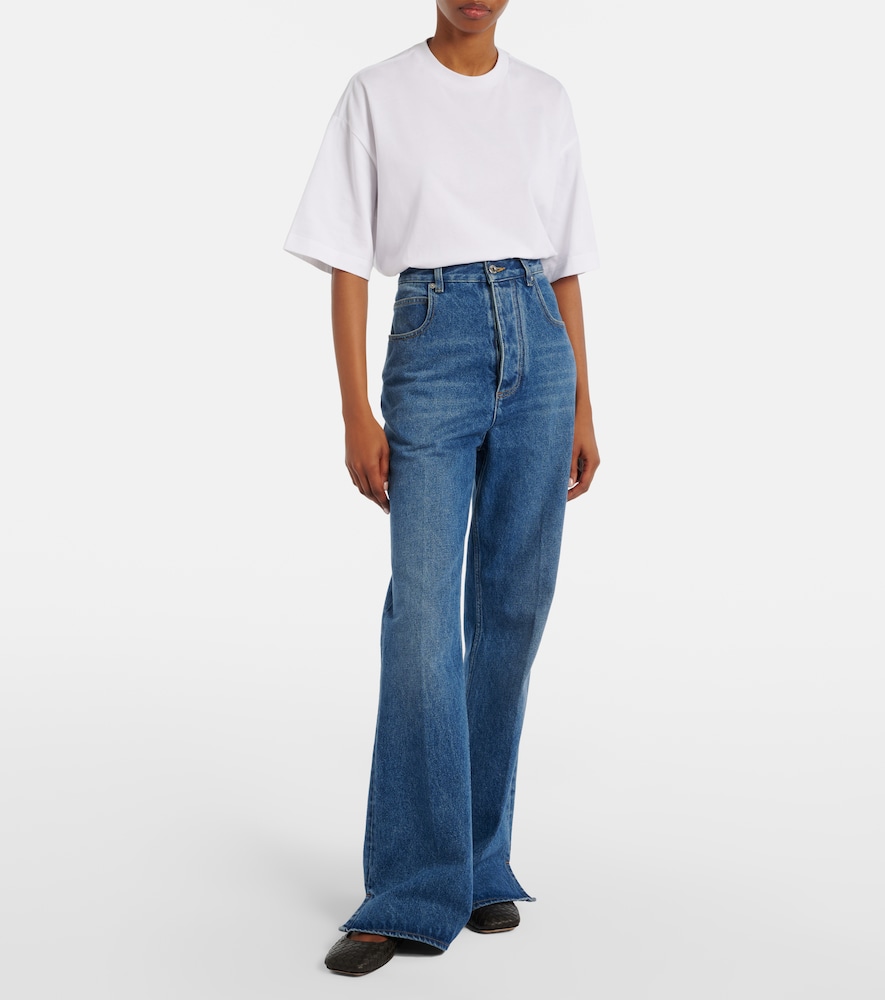  Bottega Veneta Bottega Veneta High-rise Flared Jeans 