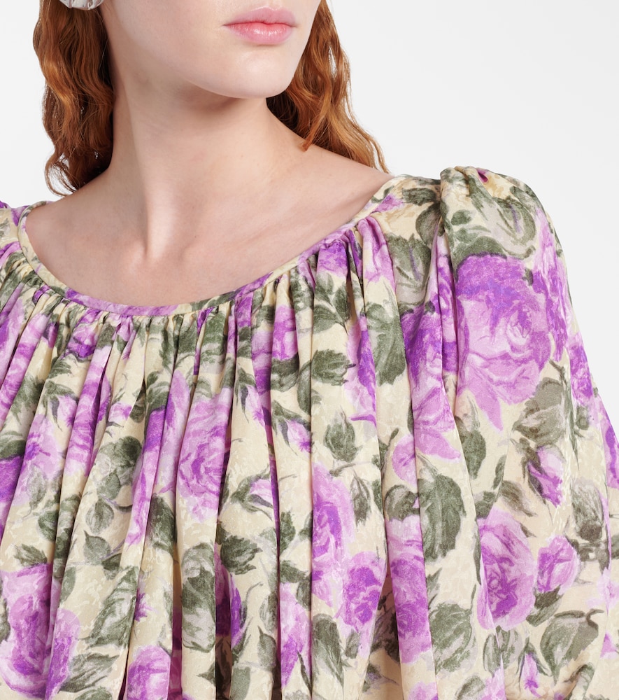  Chloe Chloé Bedrucktes Top Aus Seide 