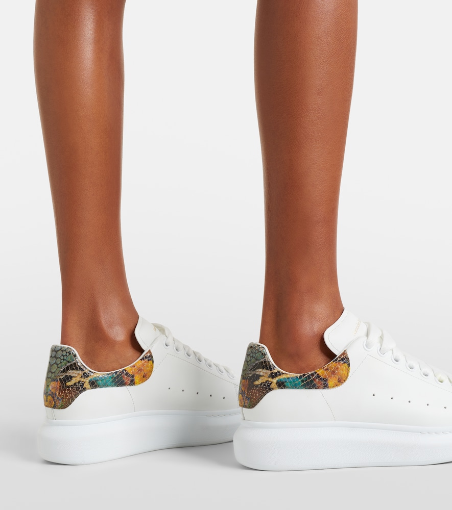  Mcqueen Mcqueen Oversized Leather Sneakers 