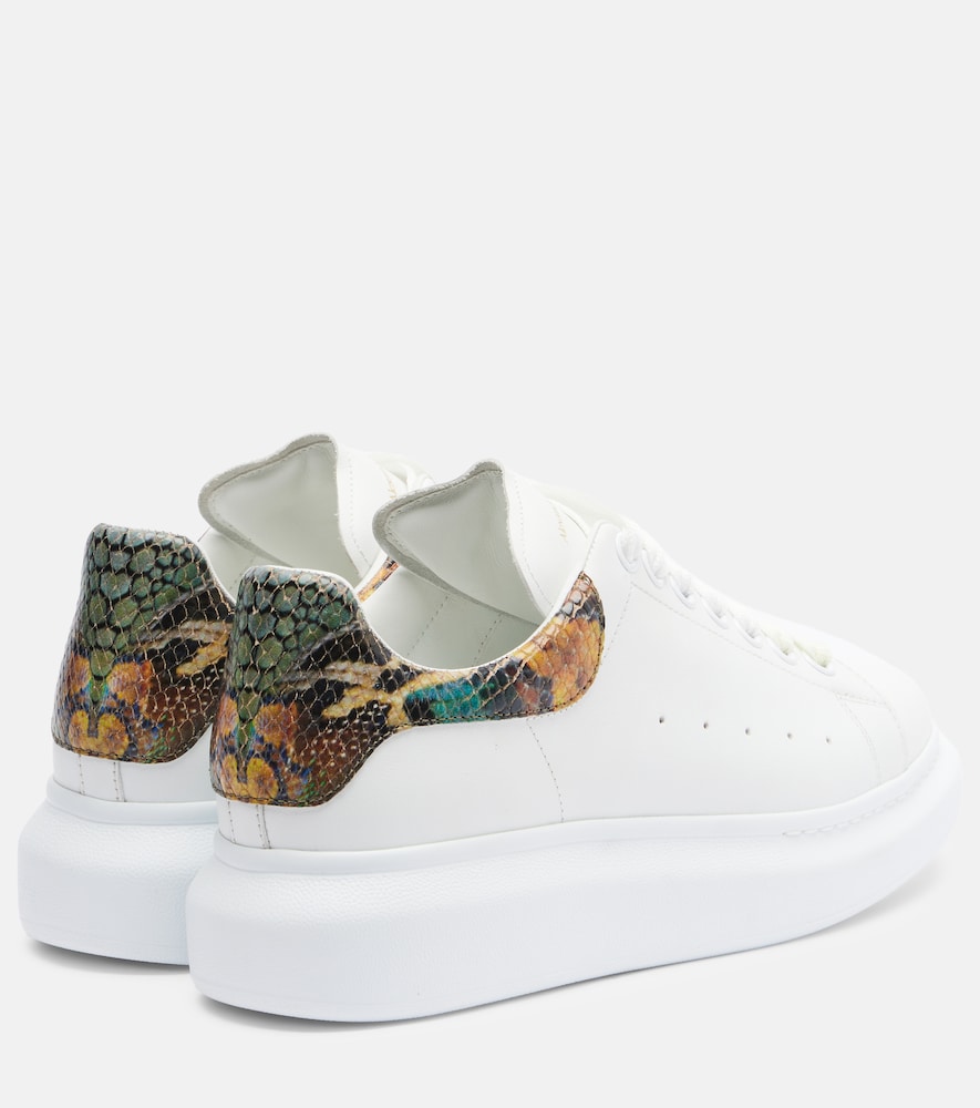  Mcqueen Mcqueen Oversized Leather Sneakers 