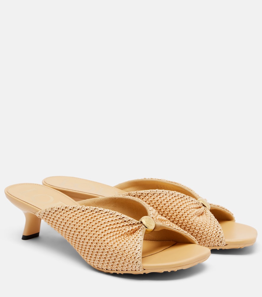 Loewe Paula's Ibiza Pebble Soft mules