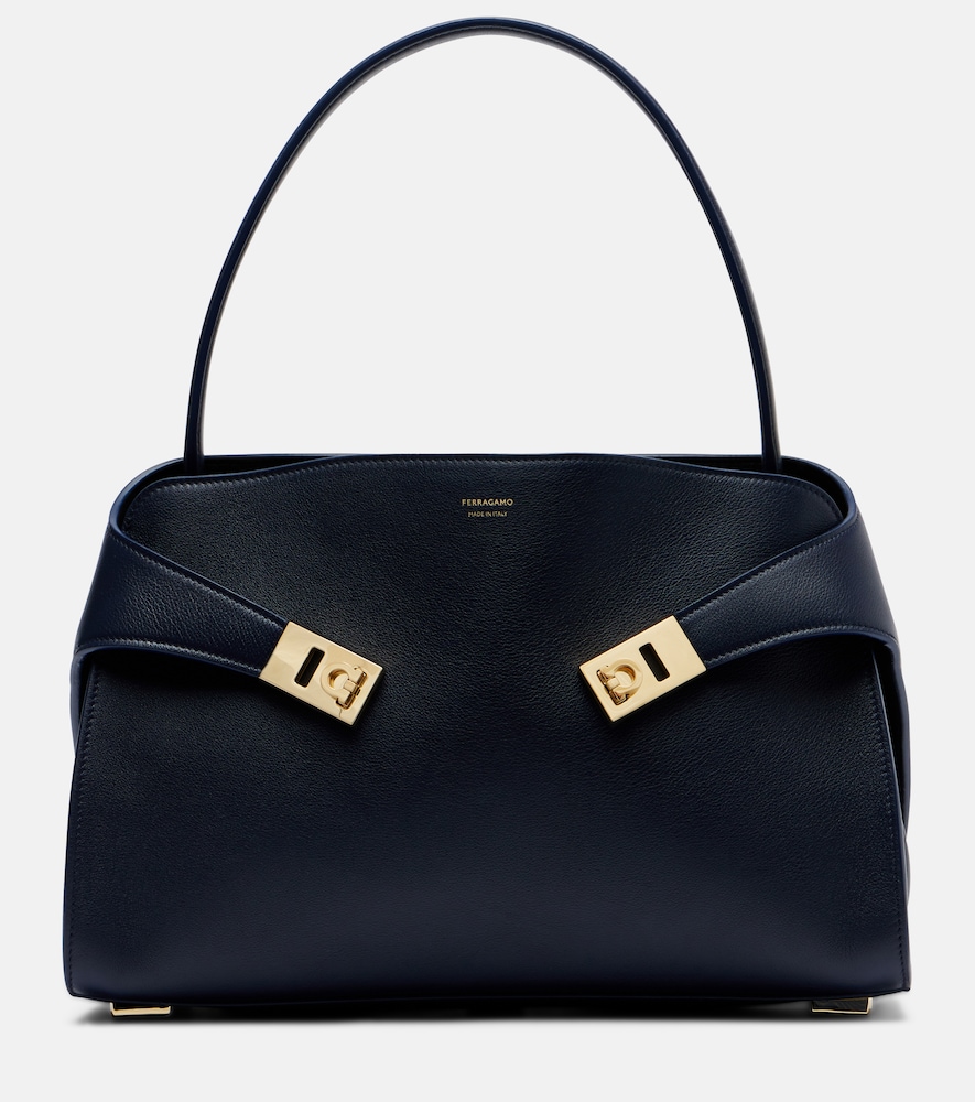 Schultertasche Hug Small aus Leder
