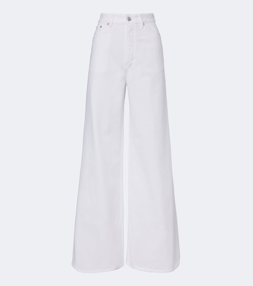 Alaia Women's White Wide-Leg Jeans Size 24 - Mytheresa