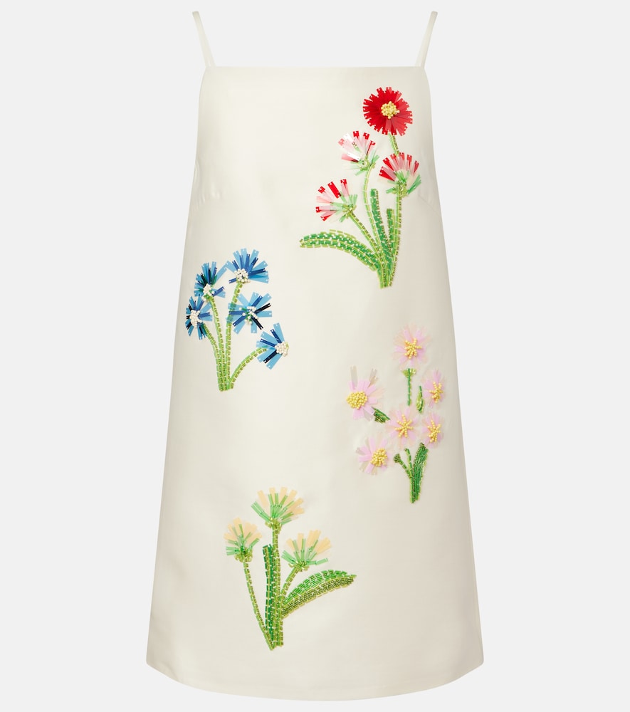 Abito corto Leia in lana e seta