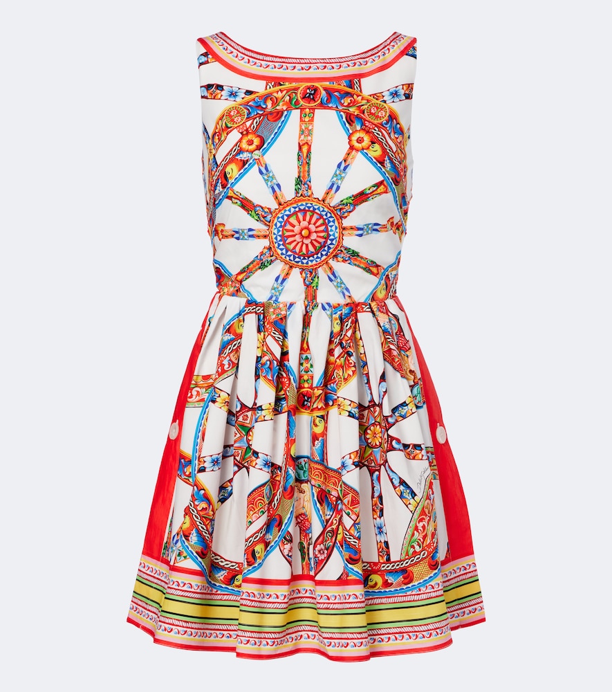 Minikleid Caretto aus Baumwolle